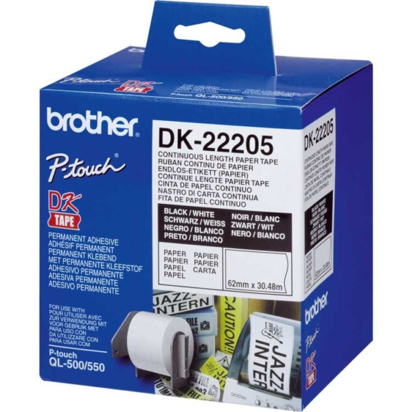 Brother kettingformulieren etiketten DK-22205 printlint