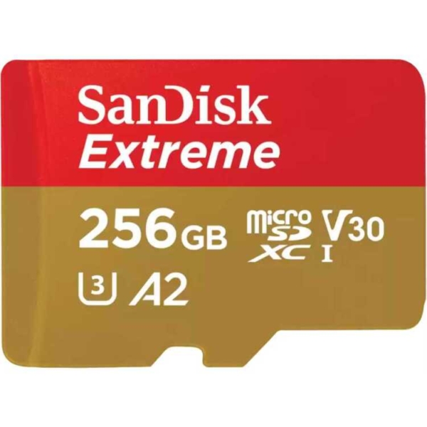 SanDisk Extreme microSDXC 256 GB geheugenkaart