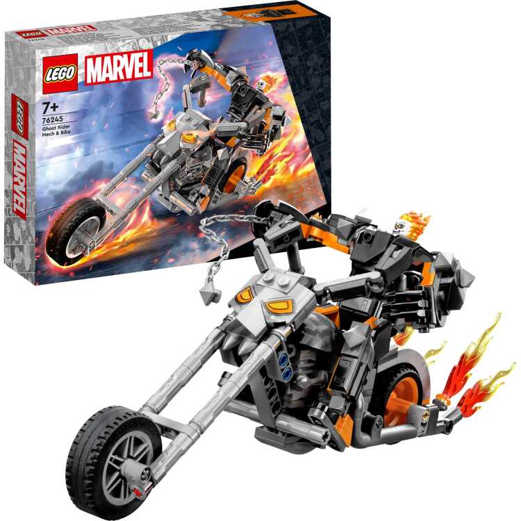 LEGO Marvel - Ghost Rider Mech & motor Constructiespeelgoed