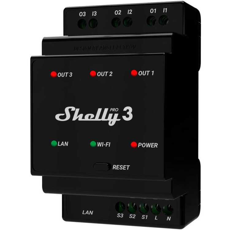 Shelly Pro 3 relais