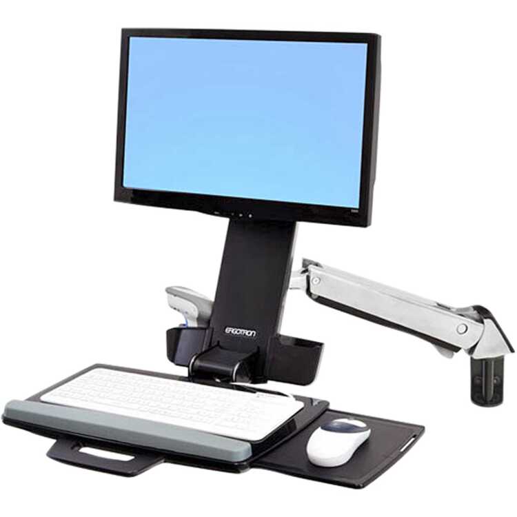 Ergotron StyleView Sit-Stand Combo Arm houder