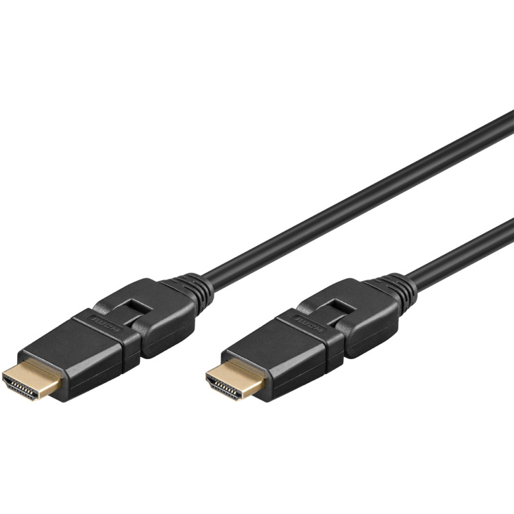 goobay High-speed HDMI 360° kabel met Ethernet