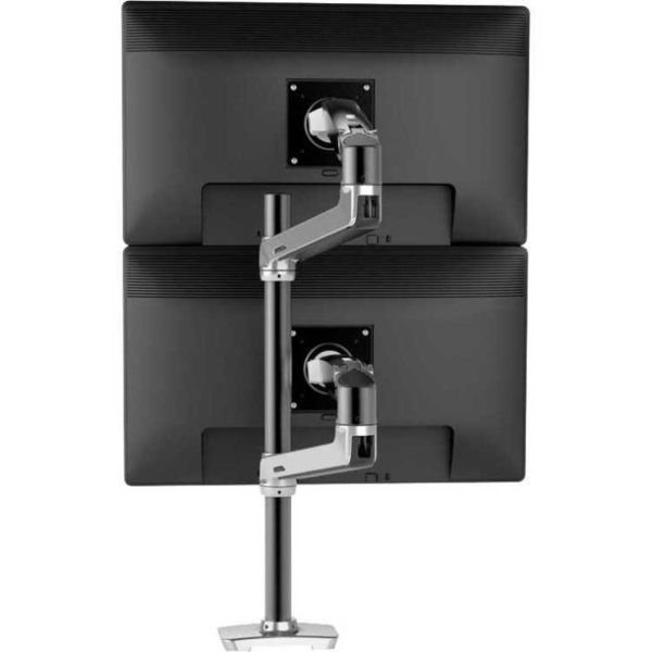 Ergotron LX Dual Stacking monitorarm met hoog statief