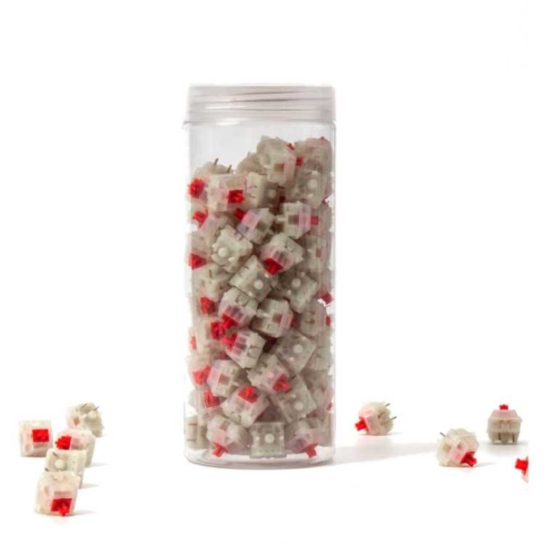 Keychron Gateron KS-3 Milky Pro Red keyboard switches