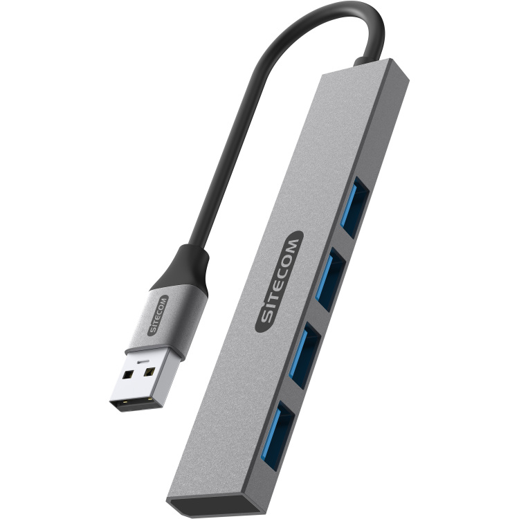 Sitecom USB-A naar 4x USB-A Tiny usb-hub