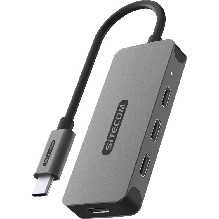 Sitecom USB-C naar 4x USB-C 10 Gbps usb-hub