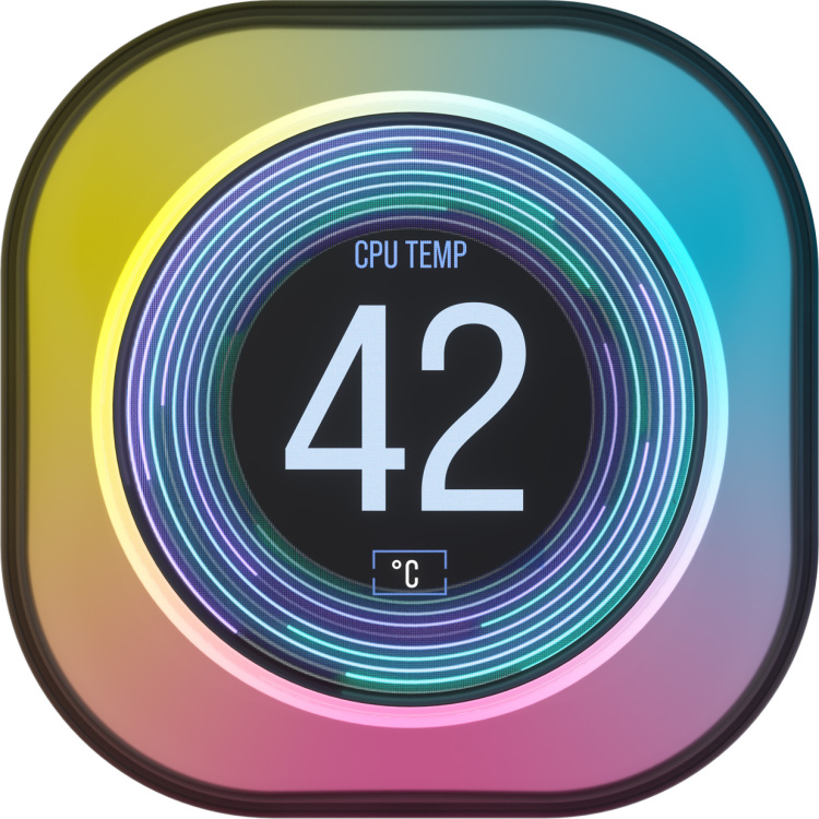 Corsair iCUE LINK AIO LCD Screen Module display