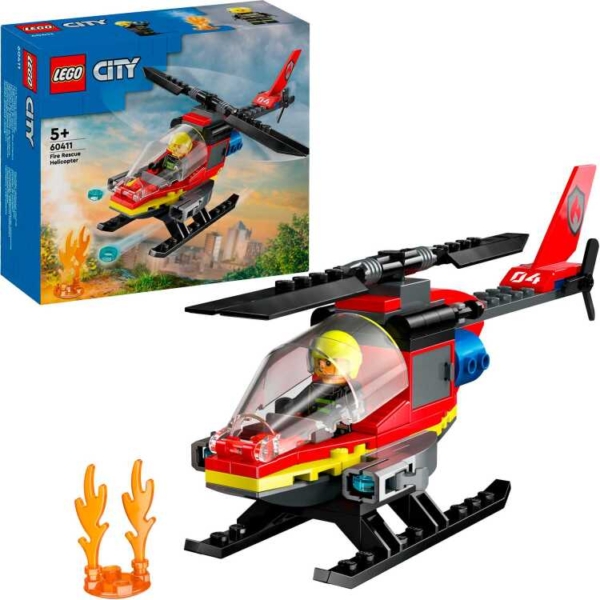 LEGO City - Brandweerhelikopter Constructiespeelgoed