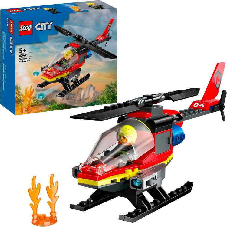 LEGO City - Brandweerhelikopter Constructiespeelgoed