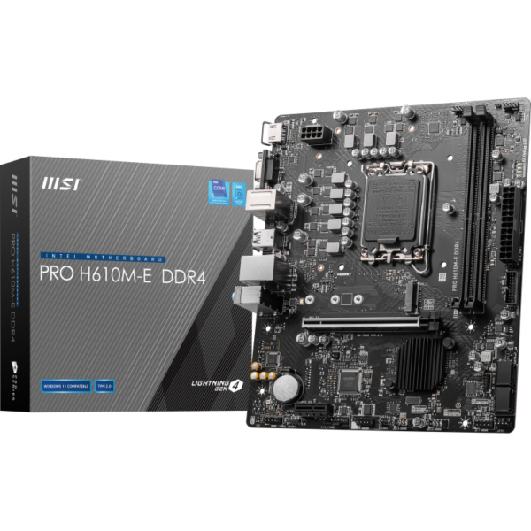 MSI PRO H610M-E DDR4 moederbord