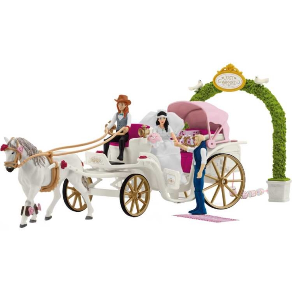 Schleich Horse Club - Trouwkoets speelgoedvoertuig