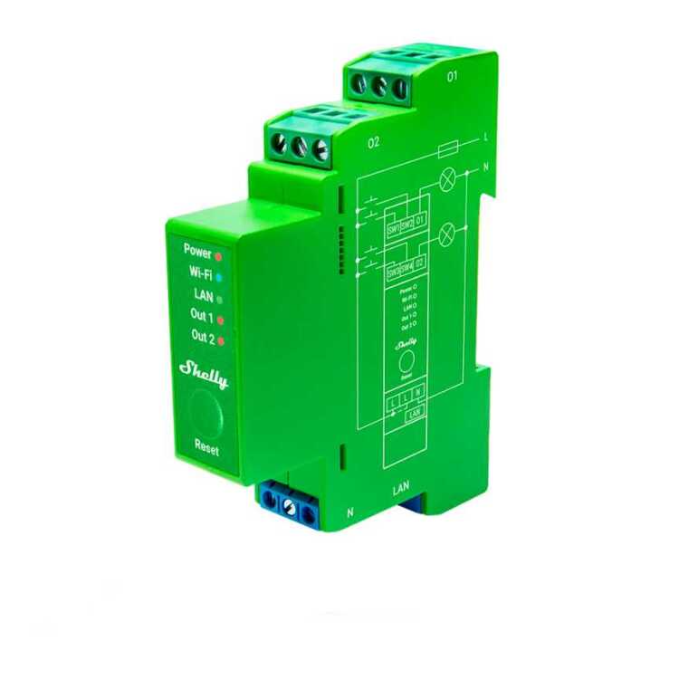 Shelly Pro Dimmer 2PM relais