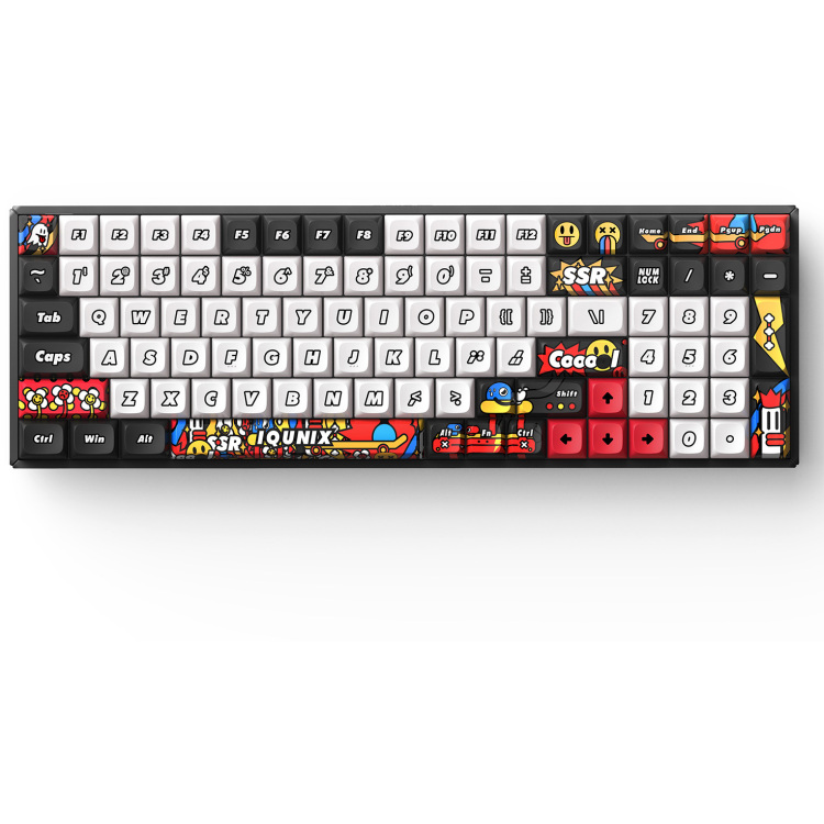 Iqunix F97 Graffiti Diary Wireless Mechanical Keyboard gaming toetsenbord