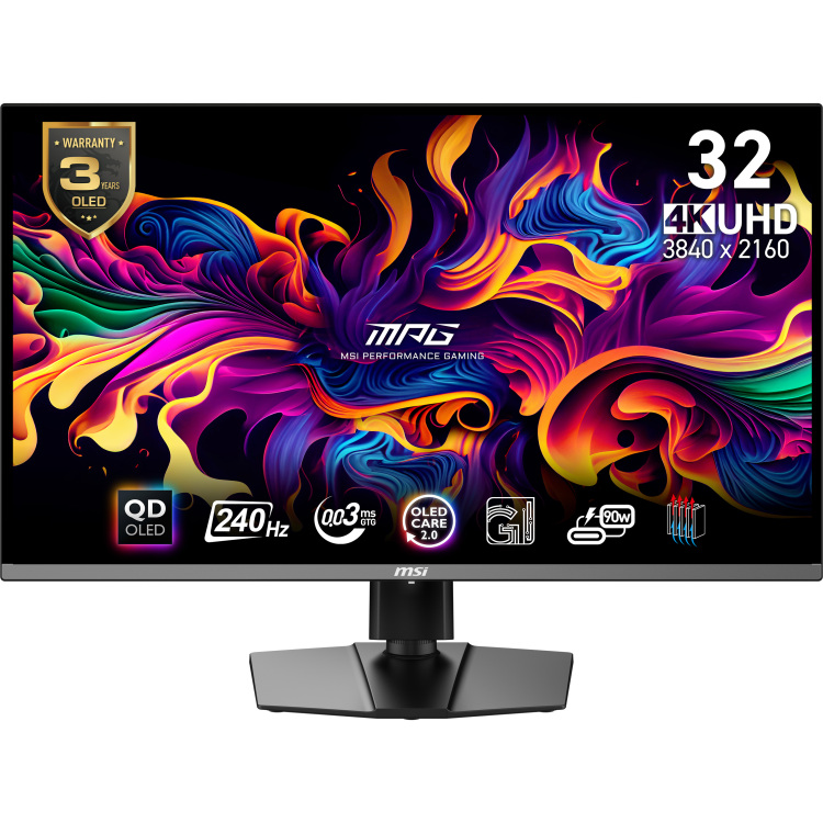MSI MPG 321URX QD-OLED 31.5'' 4K UHD gaming monitor