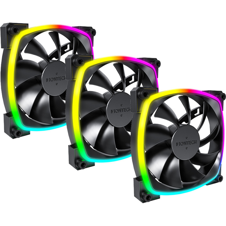 Montech AX120 fan PWM 3-pack case fan