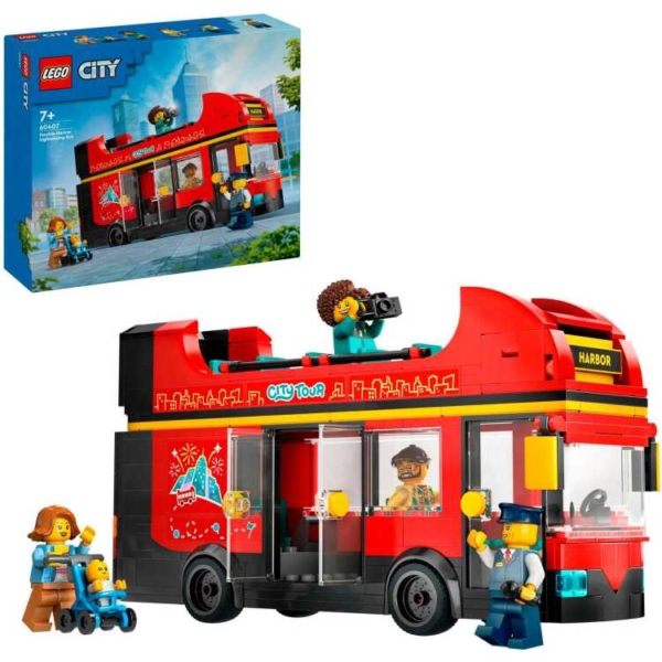 LEGO City - Toeristische rode dubbeldekker Constructiespeelgoed