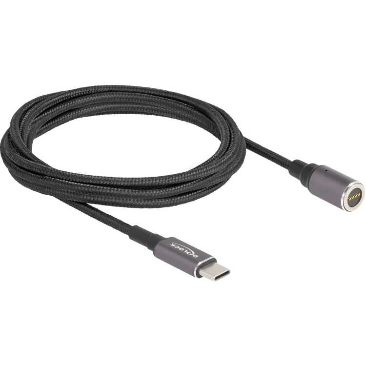DeLOCK Laptop Charging Cable USB Type-C male to magnetic 8 pin connector 1.8 m kabel
