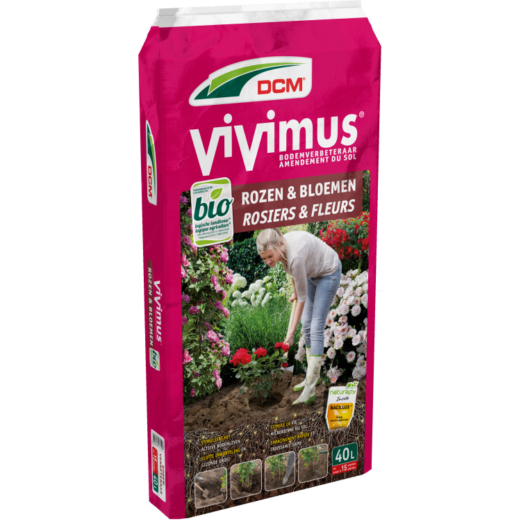 DCM Vivimus Rozen & Bloemen 40l meststof
