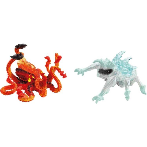 Schleich Eldrador - IJskever versus vuuroctopus speelfiguur
