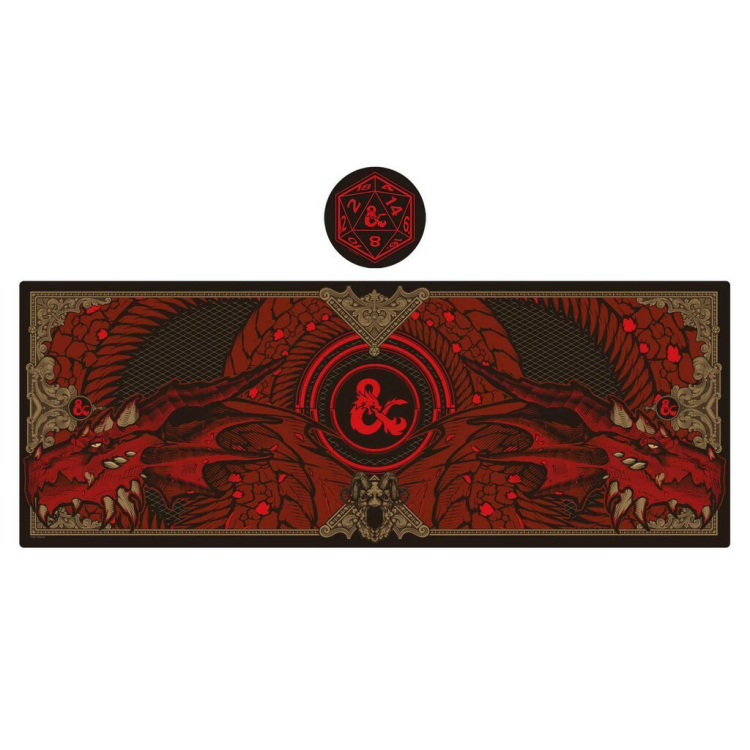 Diverse Dungeons and Dragons: Desk Mat & Coaster Set gaming muismat
