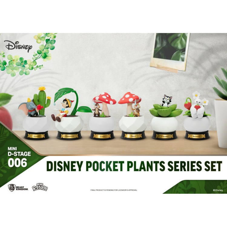Beast Kingdom Disney: Pocket Plants Series - PVC Diorama Set decoratie