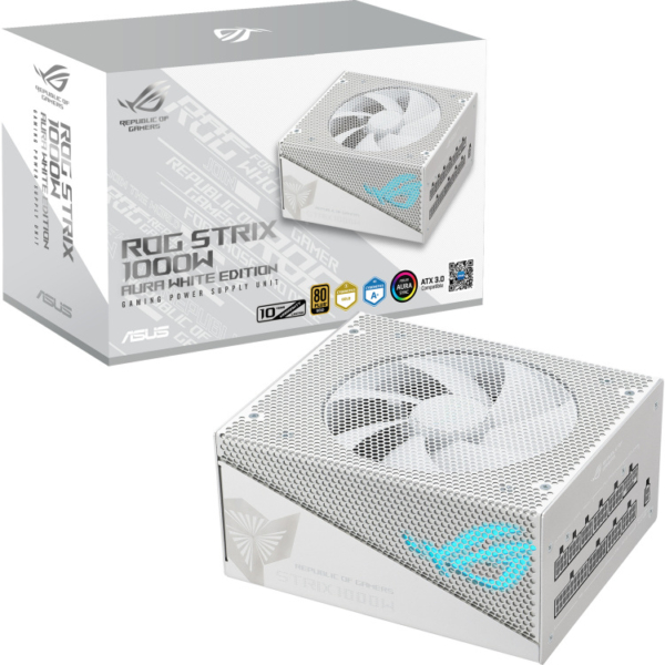 ASUS ROG STRIX 1000W Gold Aura White Edition voeding