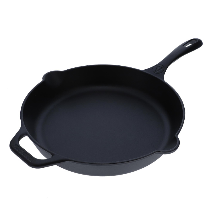 Victoria Skillet 30 cm, Seasoned bak-/braadpan