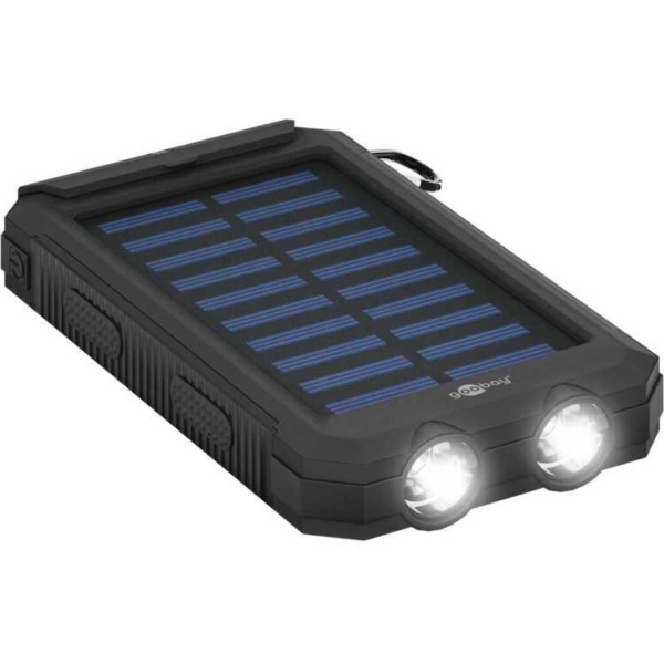goobay Outdoor Powerbank 8.0 met zonnepaneel