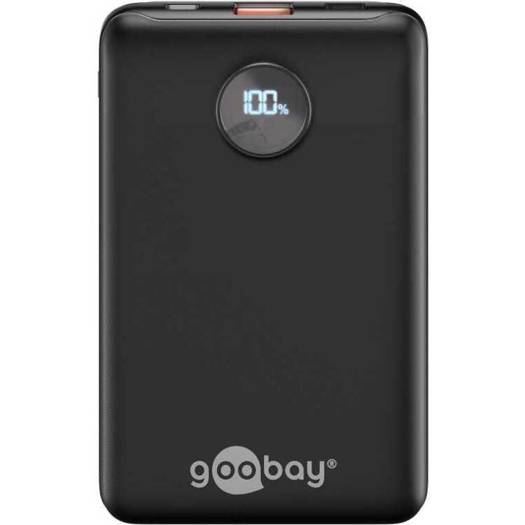 goobay Powerbank Compact 10.000 mAh