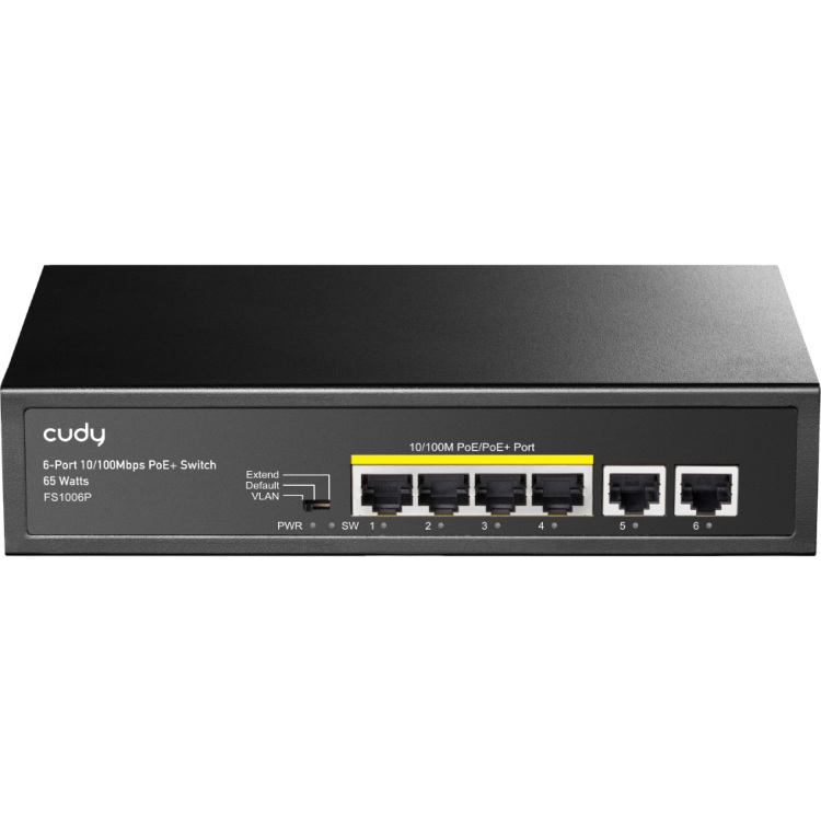 Cudy 6-Port 10/100M PoE+ Switch