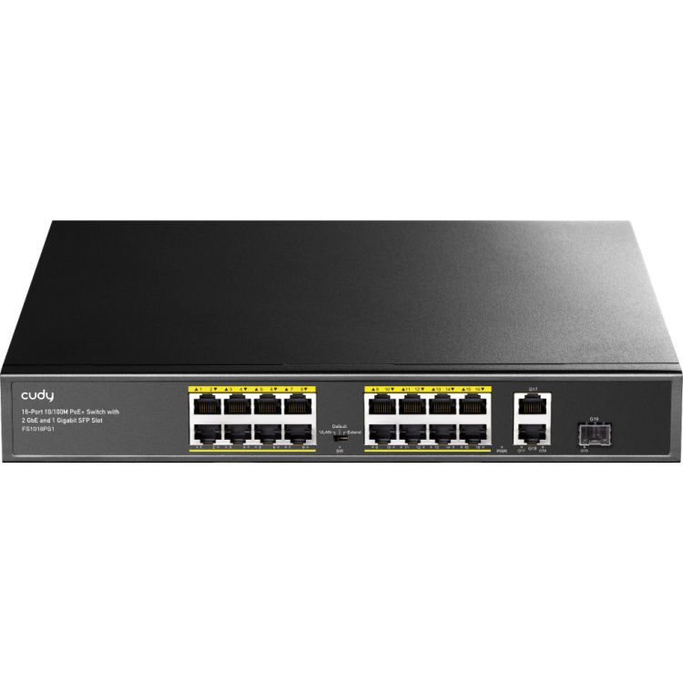 Cudy 16-Port 10/100M PoE+ Switch