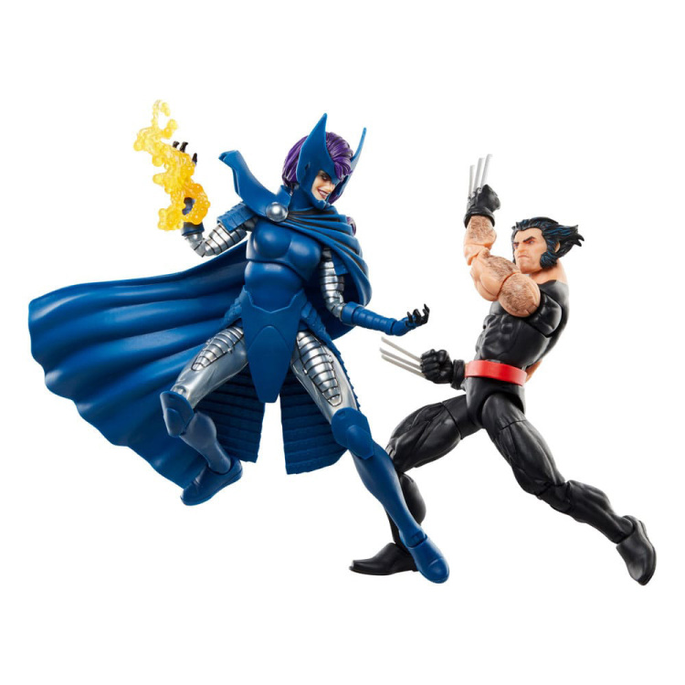 Hasbro Wolverine 50th Anniversary Marvel Legends Action Figure 2-Pack Wolverine & Psylocke 15 cm speelfiguur
