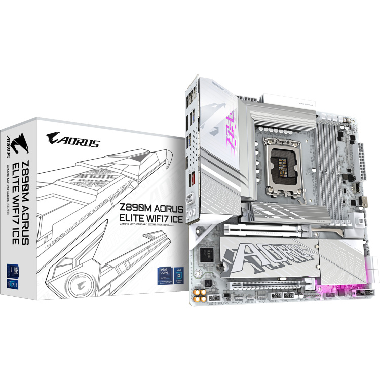 GIGABYTE Z890M AORUS ELITE WF7 ICE moederbord