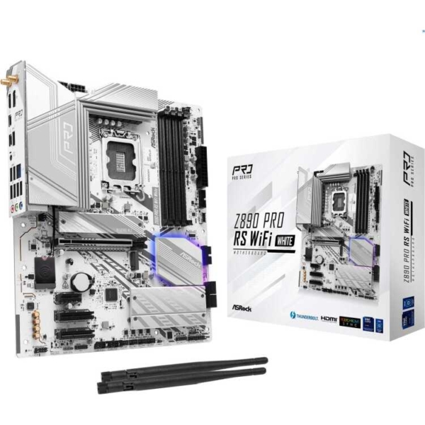 ASRock Z890 PRO RS WiFi White moederbord
