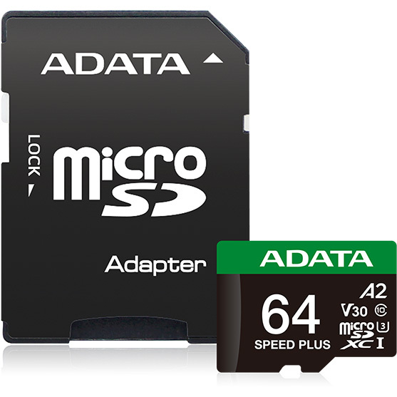 ADATA SPEED PLUS microSDXC 64 GB geheugenkaart