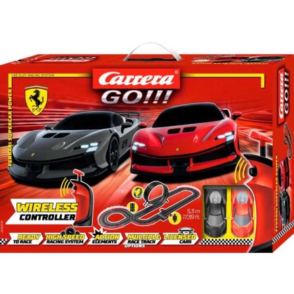 Carrera GO!!! Supercars Ferrari SF-90 XX Stradale racebaan
