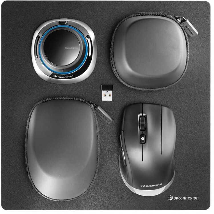 3DConnexion SpaceMouse Wireless Kit 2 Bluetooth Edition muis