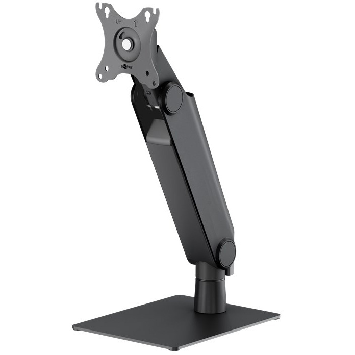 goobay Freestanding Single Monitor Mount, 17 tot 32 inch monitorarm