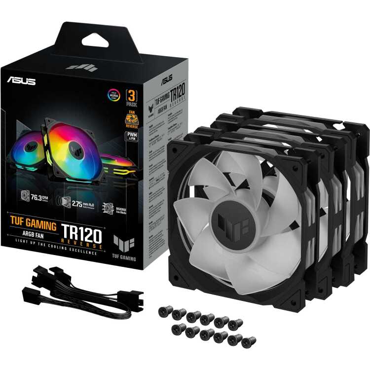 ASUS TUF Gaming TR120 ARGB Reverse case fan