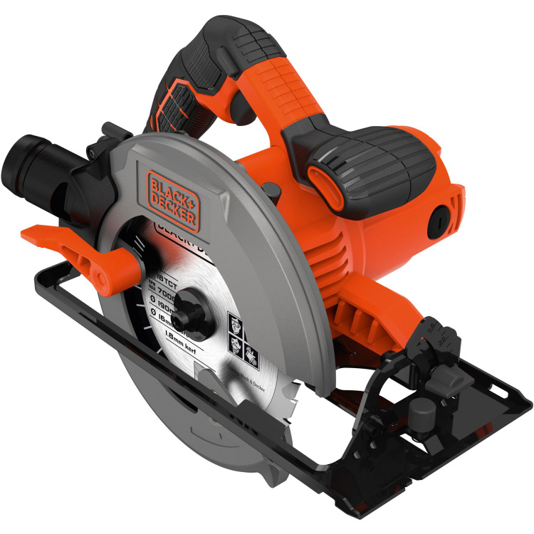 BLACK+DECKER 1500W 66mm Cirkelzaag CS1550K-QS handcirkelzaag