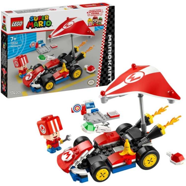 LEGO Super Mario - Mario Kart - Standaardkart Constructiespeelgoed