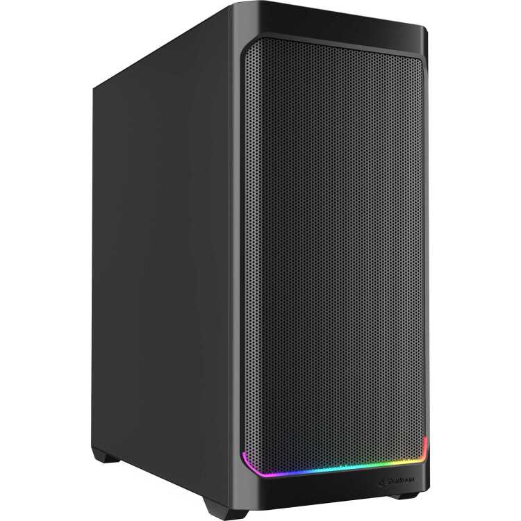 Sharkoon AK4 RGB Strip midi tower behuizing