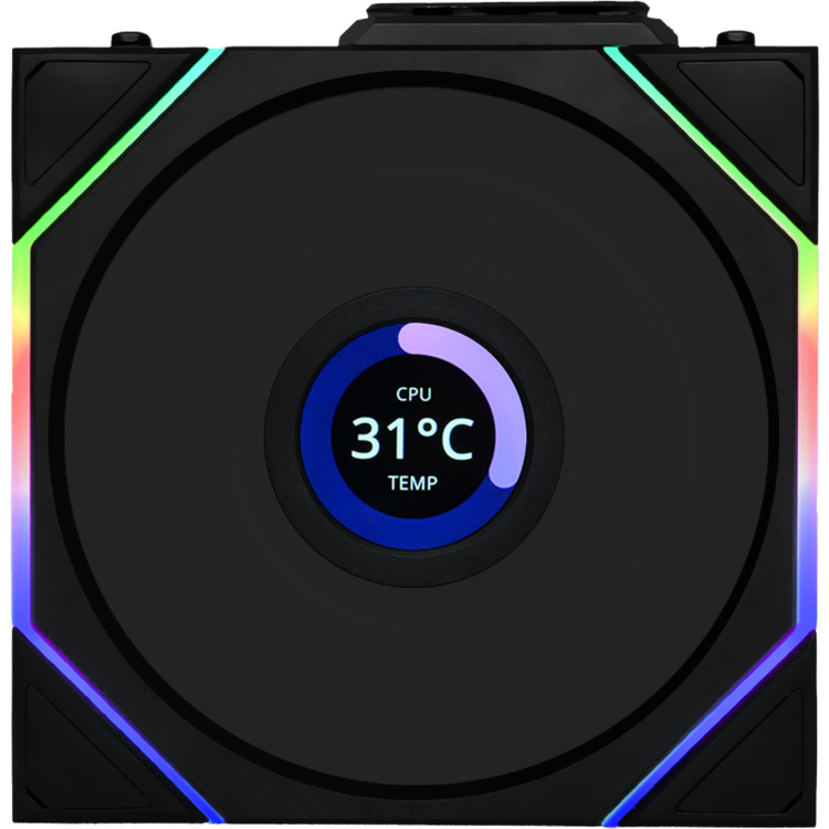 Lian Li UNI FAN TL 120 LCD Wireless Reverse Blade case fan