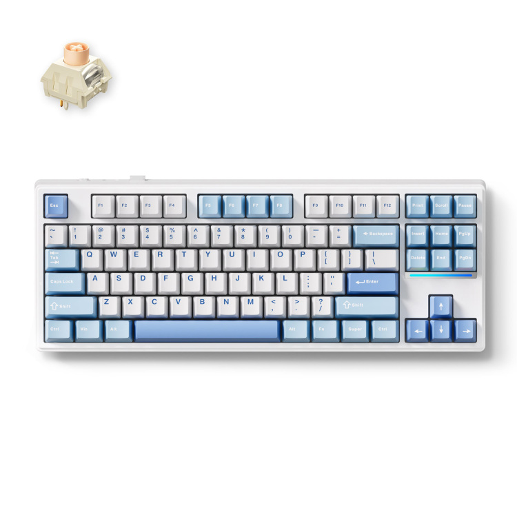 MCHOSE K87 Blue Icy Creamsicle Mechanical toetsenbord