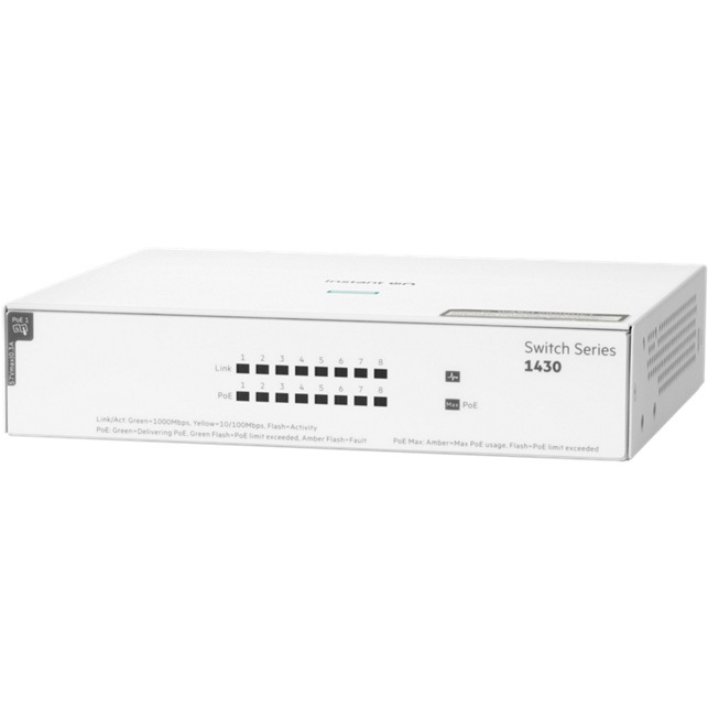 Hewlett Packard Enterprise Instant On 1430 8G CL4 PoE switch