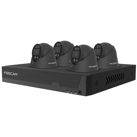 Foscam PoE Kit FNA108E-T4-2T beveiligingsset beveiligingscamera