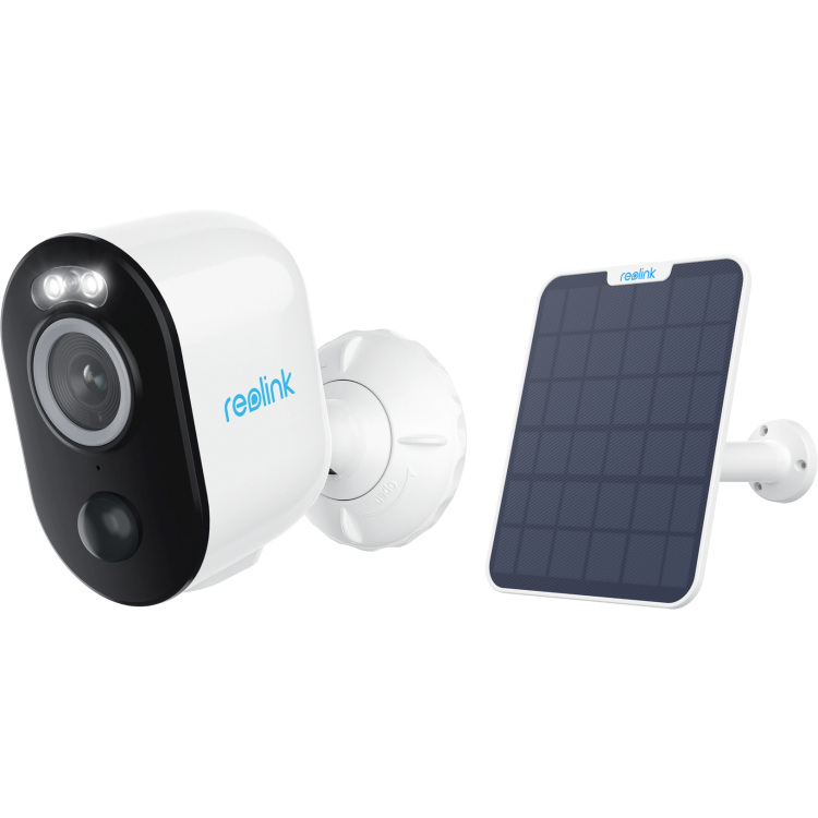 Reolink B330, slimme 5MP draadloze camera met spotlight + Solar Panel 2 beveiligingscamera