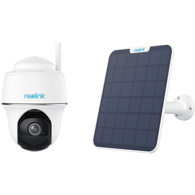 Reolink 5MP draadloze batterijcamera op zonne-energie + Solar Panel 2 beveiligingscamera