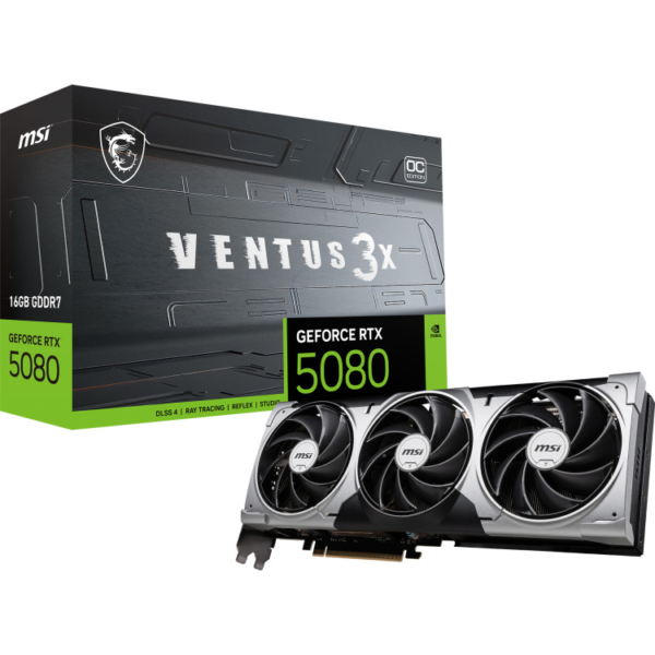 MSI GeForce RTX 5080 16G VENTUS 3X OC grafische kaart