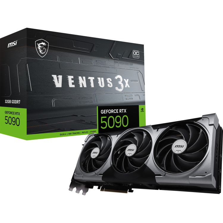 MSI GeForce RTX 5090 32G VENTUS 3X OC grafische kaart